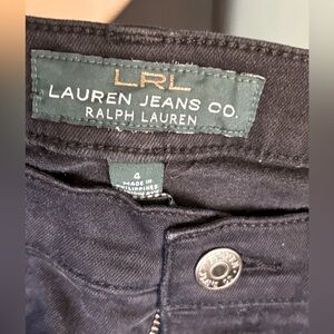 Black LRL straight leg jeans